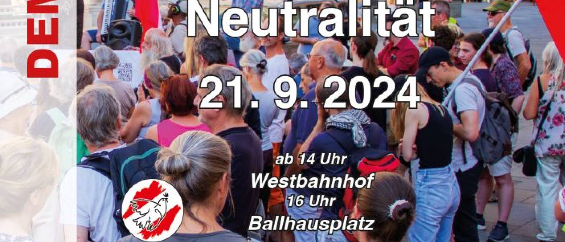 Demo für Frieden und Neutralität